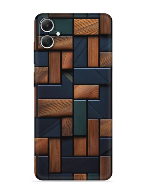 Wooden Background Cubes Embossed Soft Silicone Case for Samsung Galaxy A05 Zapvi