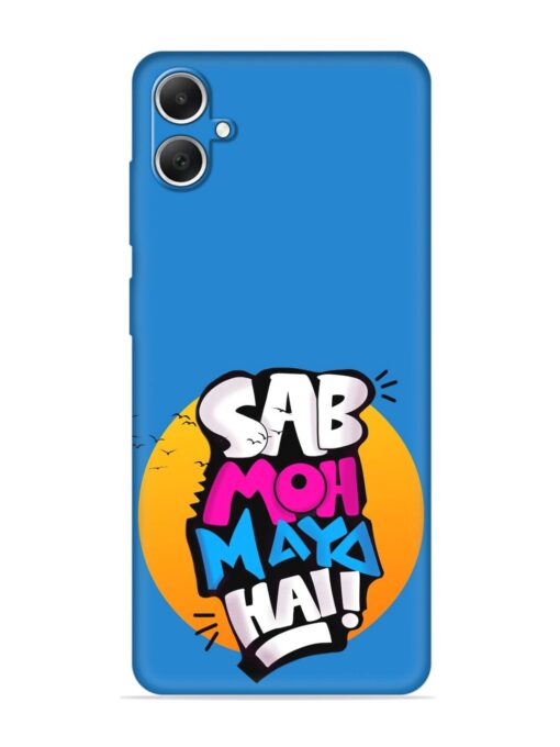 Sab Moh Moya Embossed Soft Silicone Case for Samsung Galaxy A05 Zapvi