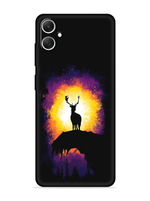 Elk Animal Art Embossed Soft Silicone Case for Samsung Galaxy A05 Zapvi