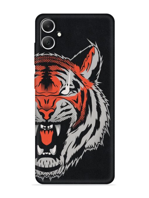 Tiger Aggression Embossed Soft Silicone Case for Samsung Galaxy A05