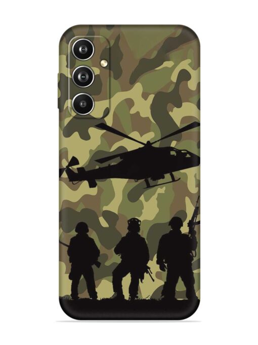 Army Heros Embossed Soft Silicone Case for Samsung Galaxy A05S Zapvi