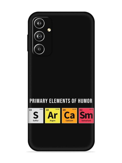 Primary Elements Humor Embossed Soft Silicone Case for Samsung Galaxy A05S Zapvi