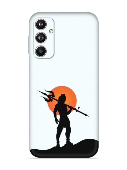 Lord Mahadev Trendy Embossed Soft Silicone Case for Samsung Galaxy A05S Zapvi