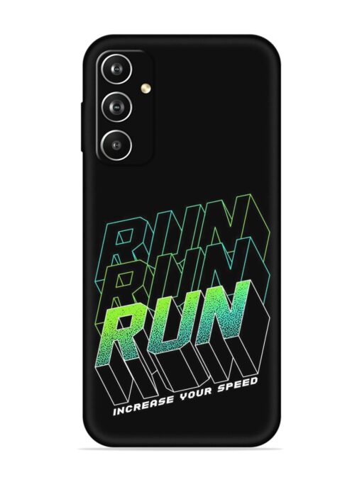 Run Embossed Soft Silicone Case for Samsung Galaxy A05S