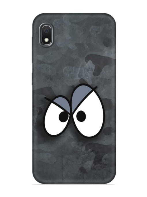 Big Eyes Night Mode Embossed Soft Silicone Case for Samsung Galaxy A10 Zapvi