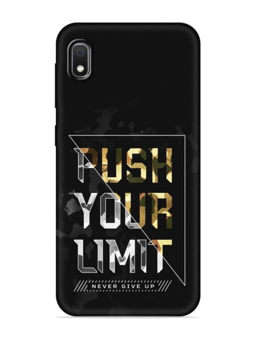 Push Your Limits Embossed Soft Silicone Case for Samsung Galaxy A10 Zapvi