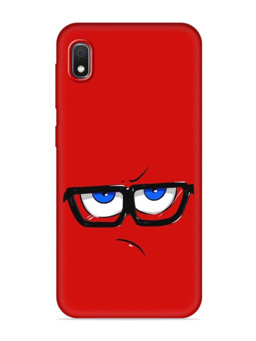 Rad Angry Face Embossed Soft Silicone Case for Samsung Galaxy A10 Zapvi