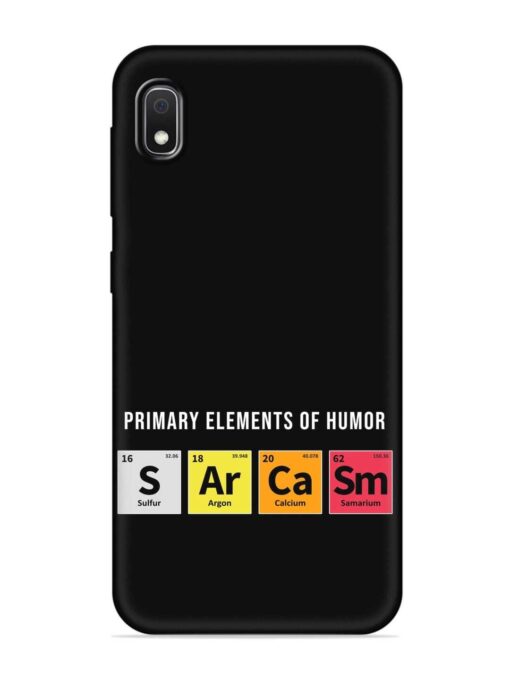 Primary Elements Humor Embossed Soft Silicone Case for Samsung Galaxy A10 Zapvi