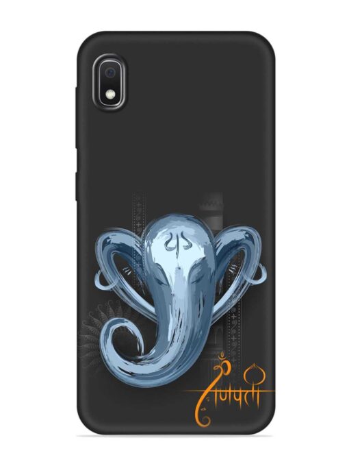 Illustration Lord Ganpati Embossed Soft Silicone Case for Samsung Galaxy A10 Zapvi