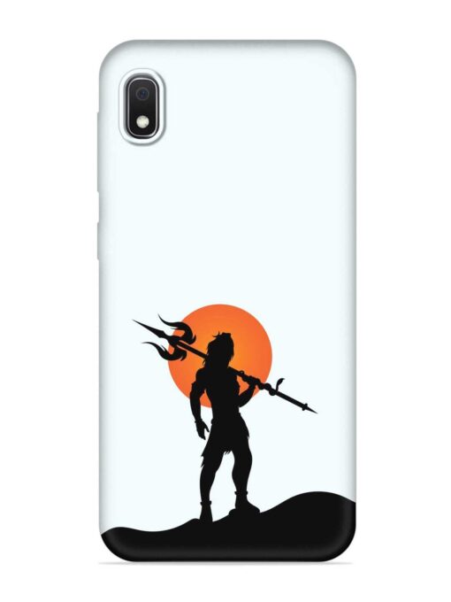 Lord Mahadev Trendy Embossed Soft Silicone Case for Samsung Galaxy A10 Zapvi