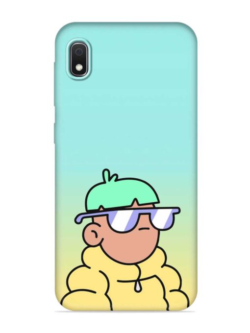 Doodles Cool Character Embossed Soft Silicone Case for Samsung Galaxy A10 Zapvi