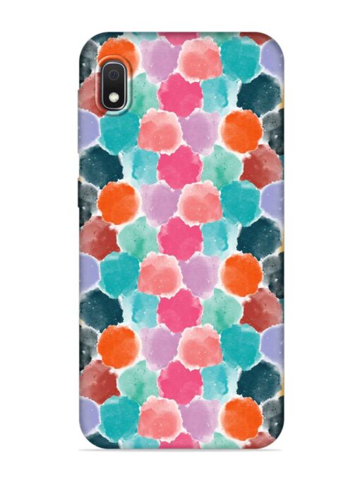 Colorful Seamless Pattern Embossed Soft Silicone Case for Samsung Galaxy A10 Zapvi