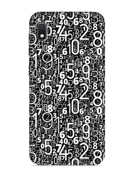 Many Numbers Different Embossed Soft Silicone Case for Samsung Galaxy A10 Zapvi