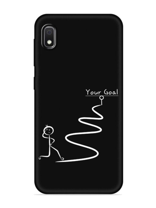 Your Goal Embossed Soft Silicone Case for Samsung Galaxy A10 Zapvi