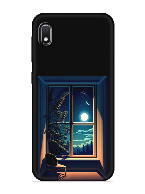 Night View At Window Embossed Soft Silicone Case for Samsung Galaxy A10 Zapvi