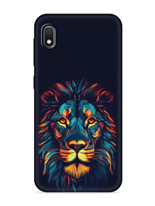 Colorful Lion Embossed Soft Silicone Case for Samsung Galaxy A10 Zapvi