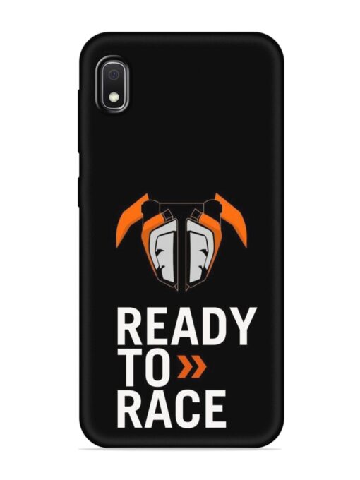 Ready To Race Embossed Soft Silicone Case for Samsung Galaxy A10 Zapvi