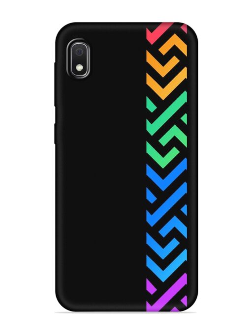 Colorshape Stripes Embossed Soft Silicone Case for Samsung Galaxy A10 Zapvi