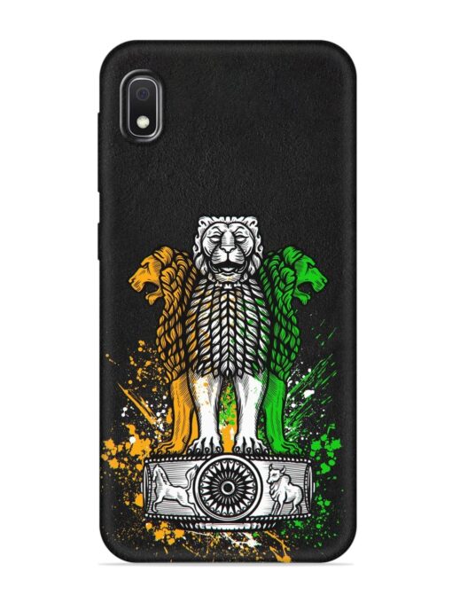 Pillars Of Ashoka Embossed Soft Silicone Case for Samsung Galaxy A10 Zapvi