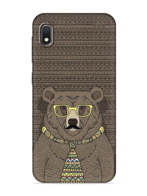 Grizzly Bear Embossed Soft Silicone Case for Samsung Galaxy A10 Zapvi