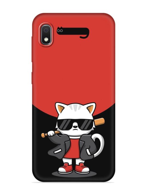 Cool Little Bear Cartoon Embossed Soft Silicone Case for Samsung Galaxy A10 Zapvi