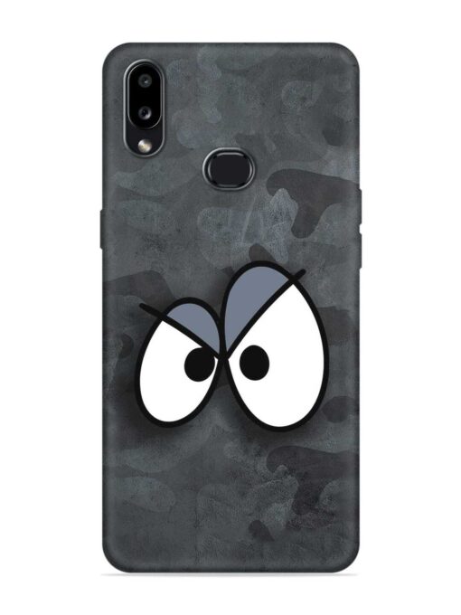 Big Eyes Night Mode Embossed Soft Silicone Case for Samsung Galaxy A10S Zapvi