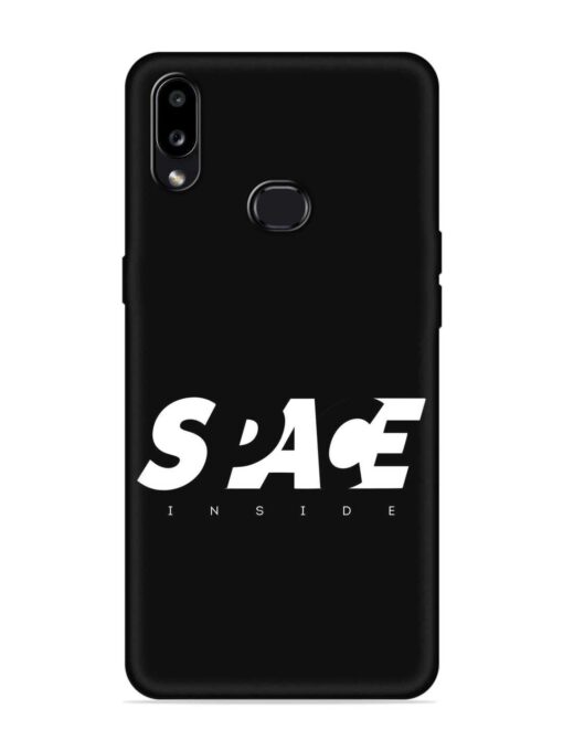 Space Typography Art Embossed Soft Silicone Case for Samsung Galaxy A10S Zapvi