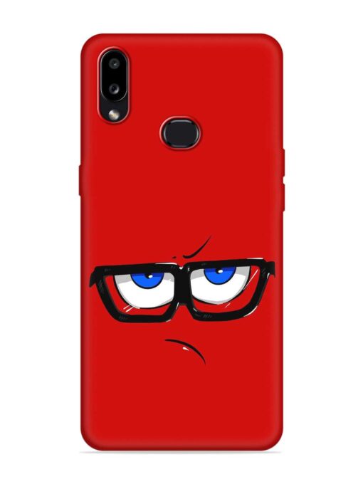 Rad Angry Face Embossed Soft Silicone Case for Samsung Galaxy A10S Zapvi