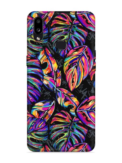 Tropical Seamless Vector Embossed Soft Silicone Case for Samsung Galaxy A10S Zapvi