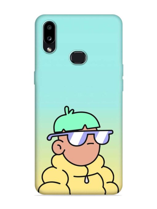 Doodles Cool Character Embossed Soft Silicone Case for Samsung Galaxy A10S Zapvi