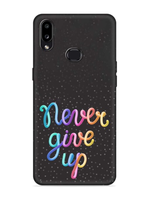 Colorful Stylized Rainbow Embossed Soft Silicone Case for Samsung Galaxy A10S Zapvi