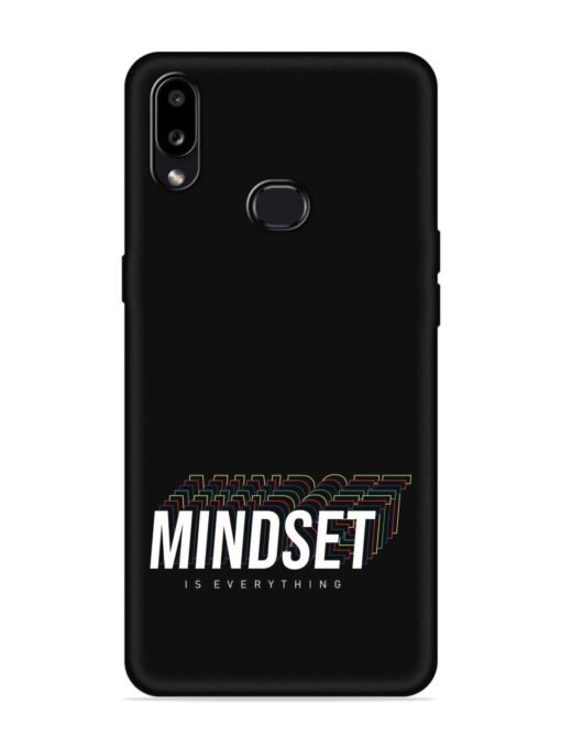 Mindset Everything Slogan Embossed Soft Silicone Case for Samsung Galaxy A10S Zapvi