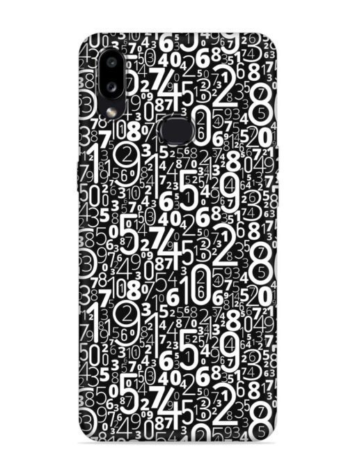 Many Numbers Different Embossed Soft Silicone Case for Samsung Galaxy A10S Zapvi