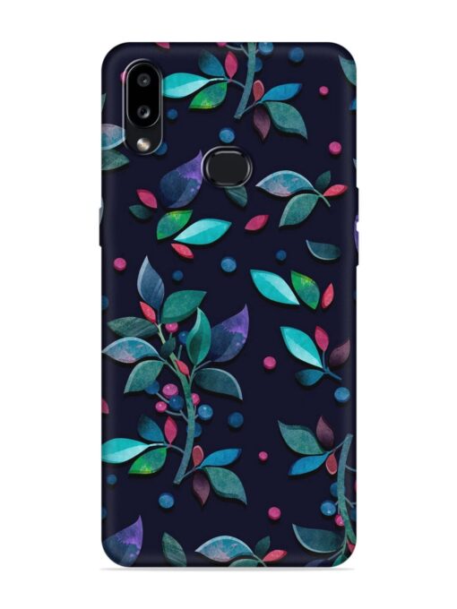 Decorative Watercolor Flower Embossed Soft Silicone Case for Samsung Galaxy A10S Zapvi