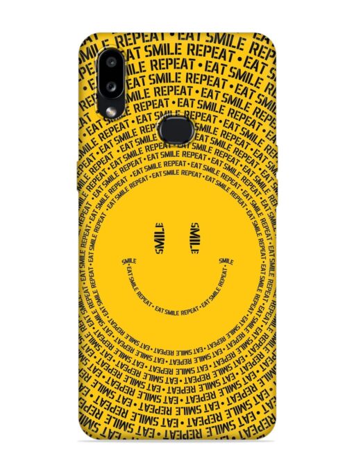 Smiley Embossed Soft Silicone Case for Samsung Galaxy A10S Zapvi