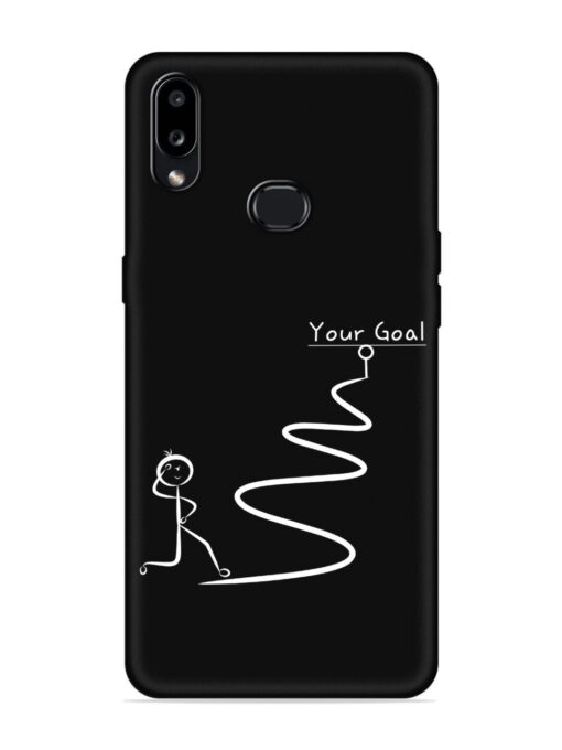 Your Goal Embossed Soft Silicone Case for Samsung Galaxy A10S Zapvi