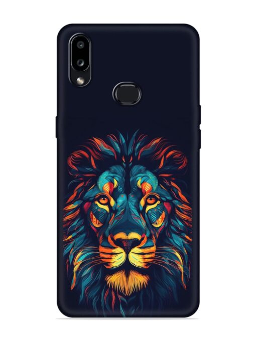 Colorful Lion Embossed Soft Silicone Case for Samsung Galaxy A10S Zapvi