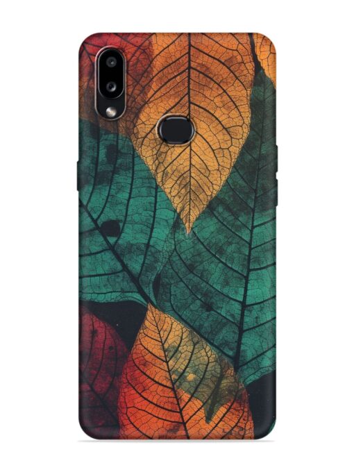 Leaves Artwork Embossed Soft Silicone Case for Samsung Galaxy A10S Zapvi