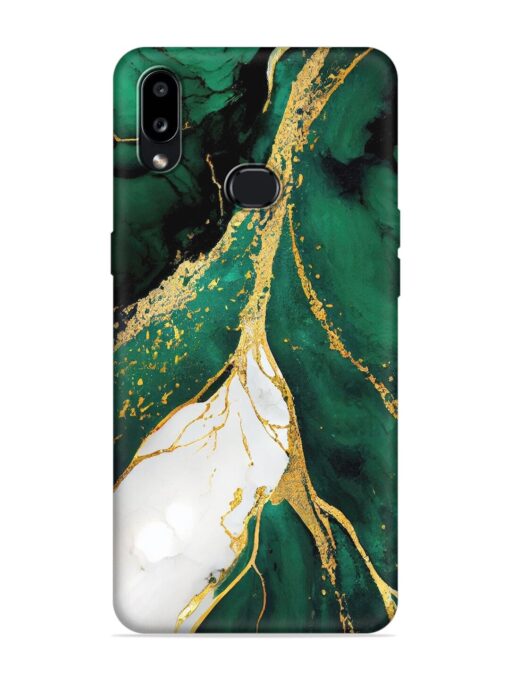 Blue Marble Art Embossed Soft Silicone Case for Samsung Galaxy A10S Zapvi