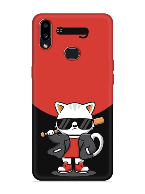 Cool Little Bear Cartoon Embossed Soft Silicone Case for Samsung Galaxy A10S Zapvi