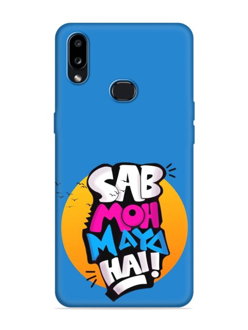 Sab Moh Moya Embossed Soft Silicone Case for Samsung Galaxy A10S Zapvi