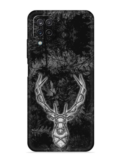 Ancient Deer Embossed Soft Silicone Case for Samsung Galaxy A12 Zapvi