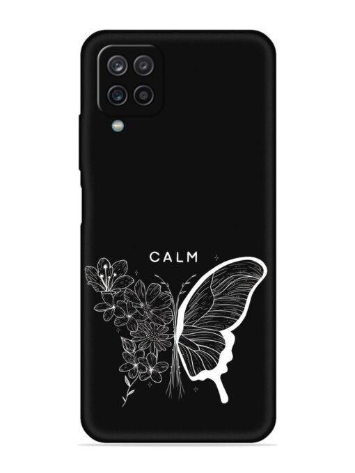 Calm Embossed Soft Silicone Case for Samsung Galaxy A12 Zapvi