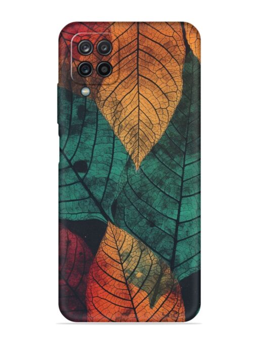 Leaves Artwork Embossed Soft Silicone Case for Samsung Galaxy A12 Zapvi