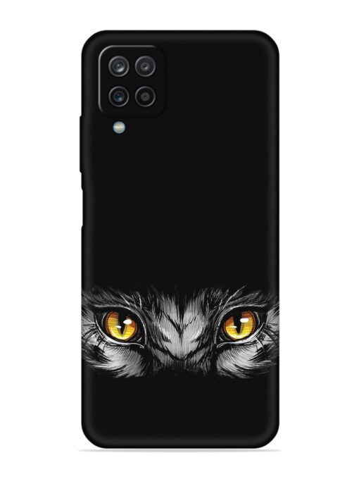 Scary Eye Embossed Soft Silicone Case for Samsung Galaxy A12 Zapvi