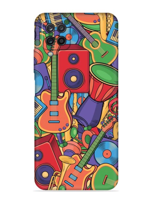 Colorful Music Art Embossed Soft Silicone Case for Samsung Galaxy A12 Zapvi