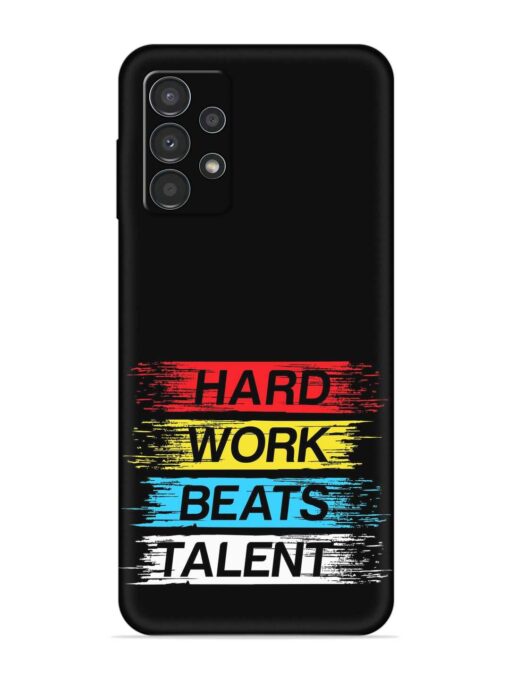 Hard Work Beats Embossed Soft Silicone Case for Samsung Galaxy A13 Zapvi