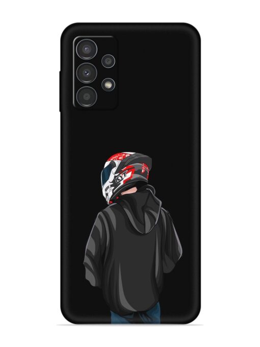 Motorcycle Rider Embossed Soft Silicone Case for Samsung Galaxy A13 Zapvi