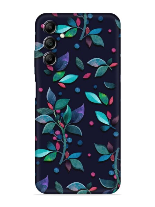 Decorative Watercolor Flower Embossed Soft Silicone Case for Samsung Galaxy A14 (5G) Zapvi