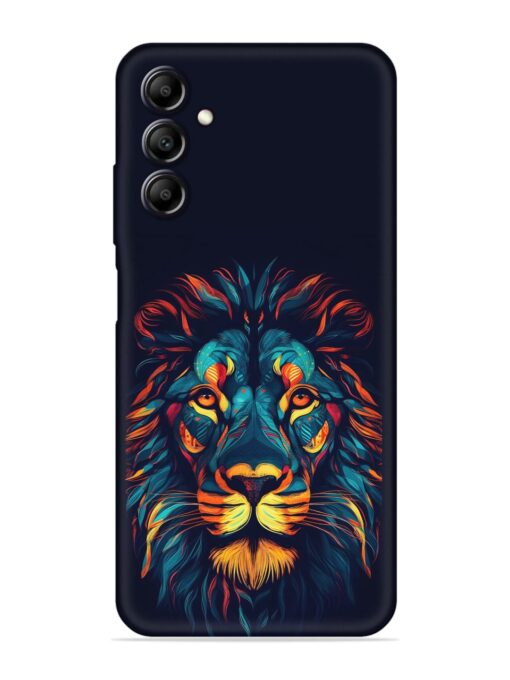 Colorful Lion Embossed Soft Silicone Case for Samsung Galaxy A14 (5G) Zapvi